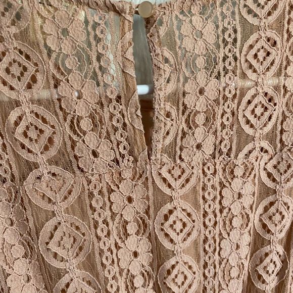 Monteau Mauve Lace Sleeveless Dress Size Small - Picture 6 of 15